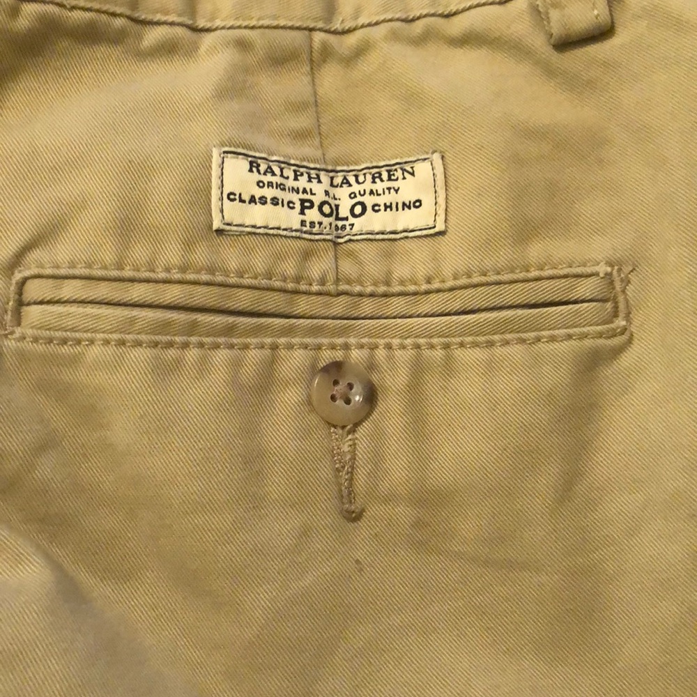 Polo khaki shorts